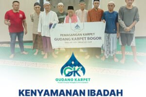 Pasang Lagi dan Pasang Terus, Gudang Karpet Selalu Siap Melayani Seluruh Masjid dan Mushola